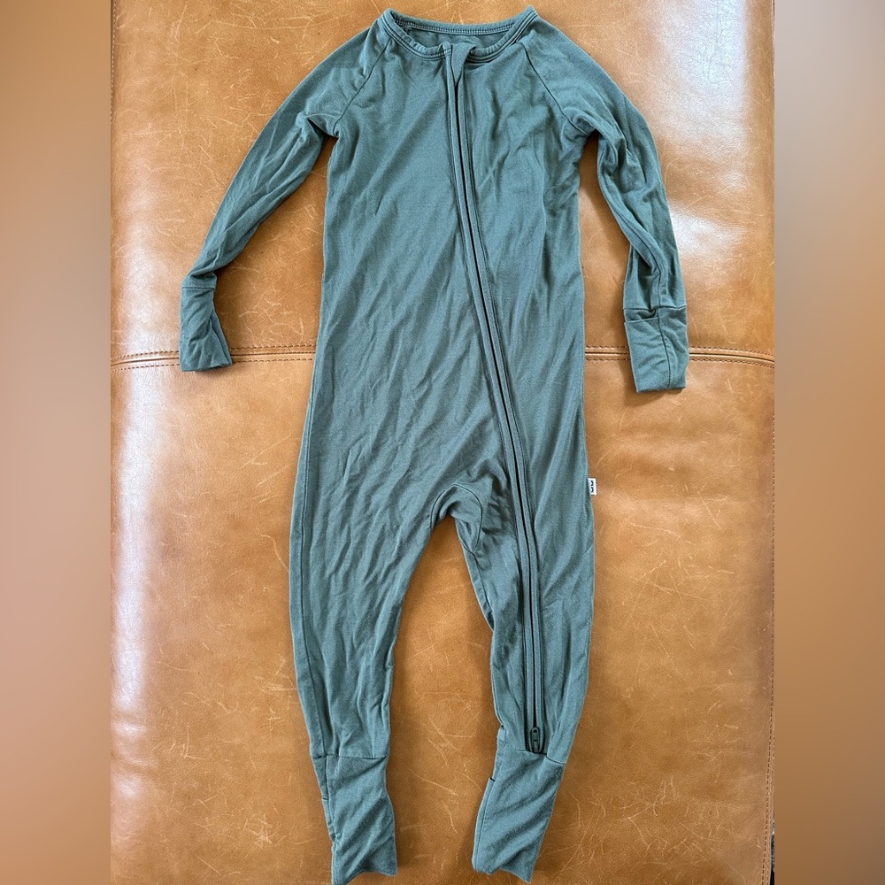 Little Sleepies Grove Green Zippy